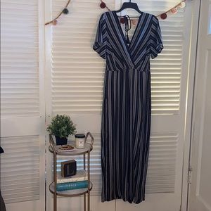 Black and white jumpsuit